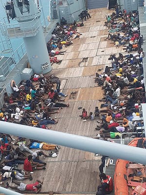 數萬海地人抵美墨邊境尋庇護 巴哈馬、古巴海上攔截到就遣返