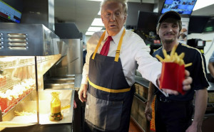 謝步智觀點》謝丞相箭! 進麥當勞、上垃圾車 川普成功借箭 瓦解賀錦麗彩虹聯盟