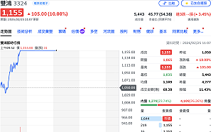 輪到「老AI」動了！散熱股雙鴻早盤強勢亮燈  緯創、廣達最大漲5%