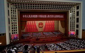 35年來最保守 中國今年GDP成長目標下調至4.5%至5%