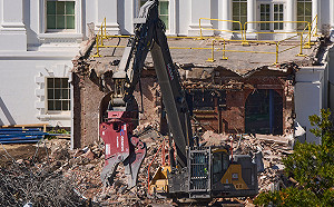 貝聿銘「這設計」被毀了! 川普拆白宮東廂建「金色舞廳」 CNN批：毀滅性破壞