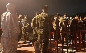 (影)台中梧棲問題豬場仍檢出病毒！國防部急加派50人力連夜支援