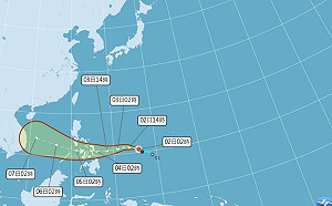 海鷗颱風生成對台無直接影響　東北季風來襲北台明顯轉涼