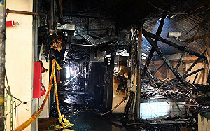 桃園南門市場被燒毀 凌濤籲比照台北南門市場重建