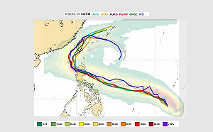 鳳凰颱風AI最新路徑預報出爐！歐洲模式預報「這3天」雨量超驚人