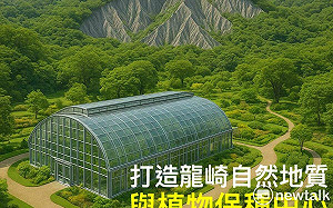 陳以信提龍崎自然地質與植物保種中心　 讓廢棄兵工廠成台南綠色新地標