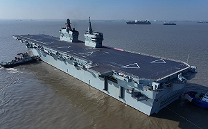 中國076型兩棲攻擊艦首艦「四川艦」  14日啟動首次航行試驗