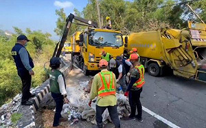 月世界遭傾倒廢棄物   邱議瑩：修法重罰犯嫌傾家蕩產