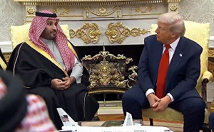 (影) 沙烏地可幫美解決「四大死穴」！ 薩勒曼投資1兆美元 川普熱情款待