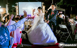 南市議員李宗霖婚宴席開百桌  總統市長民代齊獻祝福