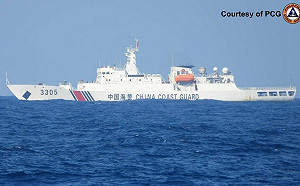 一打二！菲律賓海岸警衛隊MRRV-4409對峙中國海警3305、4305