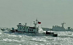 中國海警4船侵入金門水域　海巡署巡防艇併航驅離