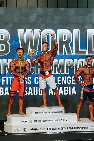 IFBB世界健美錦標賽　劉明毅超優體態包辦雙金