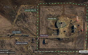 (影) 衛星揭俄洲際導彈發射失敗真相! 亞斯尼發射場驚見大型彈坑與金屬碎片