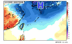 入冬首波冷空氣明日抵台！全台極凍4天 最低溫下探11度