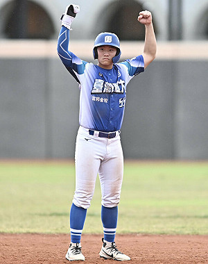 大專棒球聯賽陳柏儒延長賽超前安 台體預賽第4勝