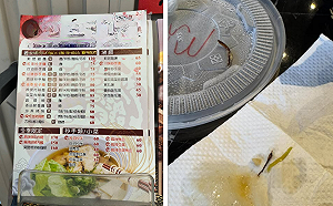 台南名店麵食驚見「兩隻蟑螂腳」 苦主崩潰：身體去哪了？衛生局急稽查