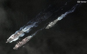 有圖有真相！北京大規模軍事秀力  澳洲監控中國海軍4艦現身菲律賓海