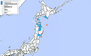 日本青森縣外海上午再度發生規模5.1地震！ 日氣象廳未發海嘯警報