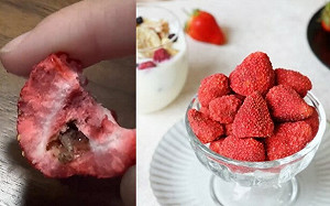 草莓凍乾遭爆「內有完整小蟲」  賣場：抽樣檢測無異常