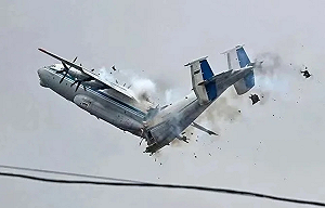 俄安-22運輸機「空中解體」慘墜毀! 7機組員罹難 暴露軍工結構性崩壞