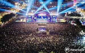 台南好young跨年晚會人數創新高　黃偉哲與30萬人共迎馬年