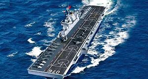 076部署新無人戰鬥機成「航母」! 專家：打造「雙子型聯合作戰系統」