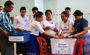「選票洗白政變？」緬甸軍政府主導大選 親軍政黨橫掃席次