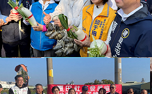 江啟臣爬大坑藍白小雞黏TT 楊瓊瓔衝屯區 何欣純率綠營議員開心同框