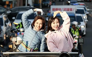 邱議瑩合體黃捷、蔡其昌「超級週末」衝刺市區展現接棒陳其邁決心