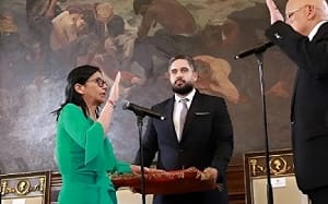 委代總統宣誓就職! 川普談石油與 「深度介入」強生 : 不會向委派地面部隊