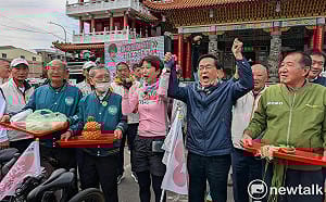 鐵馬行動關廟巧遇前總統陳水扁  扁：期待台南400年出第1位女市長