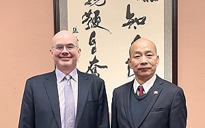 谷立言見韓國瑜、江啟臣！討論美台安全、經濟、人民交流強化合作