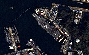 解放軍衛星偵照美航艦華盛頓號「趴窩」  渲染亞太監控能力