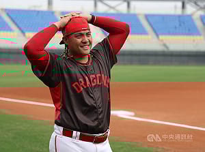 吉力吉撈練捕手兼一壘　在WBC台灣隊也一樣