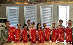 象徵向前與行動力  陳亭妃公布「一馬當先」春聯