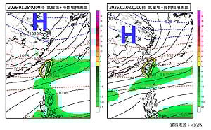 明起變天！2波冷空氣接力報到 強度上看強烈冷氣團