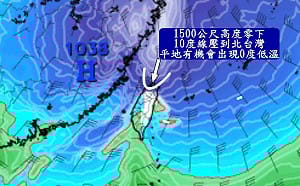 霸王級寒流再臨？美預測模式驚見台北0度！專家：先看看就好