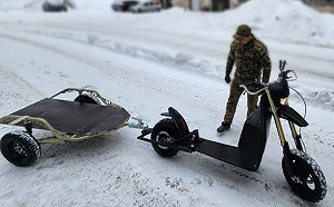 電動摩托車、滑板車統統上戰場  俄軍限量版最新特戰運輸載具曝光