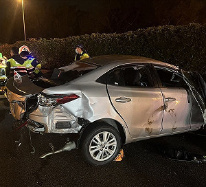國3台中段3車事故　1死1重傷1輕傷