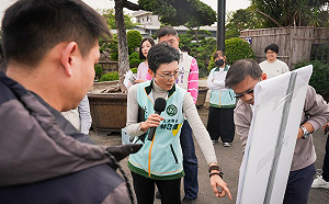 林岱樺爭取鳥松神農路面改善  要求5月底汛期來臨前完成  