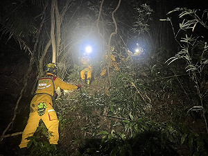 女子基隆健行疑誤入竹林迷路　消防協助平安救下山