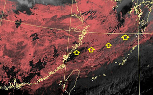 寒流快到了！濕冷「雲街」已在台灣上空 鄭明典：氣溫將明顯下降