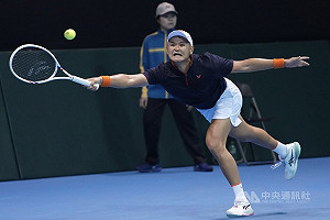 吳東霖台維斯盃先馳得點　台灣首日戰平黎巴嫩