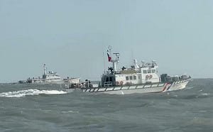 （影）春節前夕中國海警再侵金門限制水域　海巡強勢驅離4船編隊