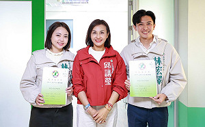 為子弟兵初選登記站台    邱議瑩：議員初選唯一支持林浤澤、林慧欣