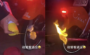 白目又危險！青少年改裝YouBike「點火測試」  官方：依會員條款處理違規者