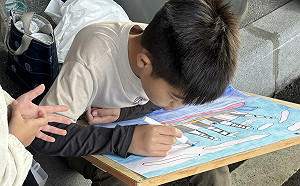 超人力霸王現身高雄港   冬日遊樂園寫生暨著色畫比賽將登場