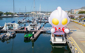 高雄冬日遊樂園再祭彩蛋 Ｑ版初代超人力霸王領航愛河灣 