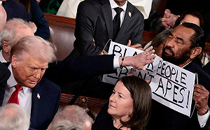 川普國情咨文遭狂噓! 72議員抵制、5大法官缺席 民主黨怒嗆「騙子」
